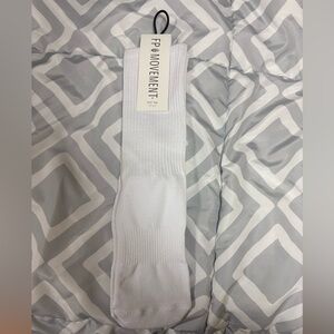 Free People White Crew Socks